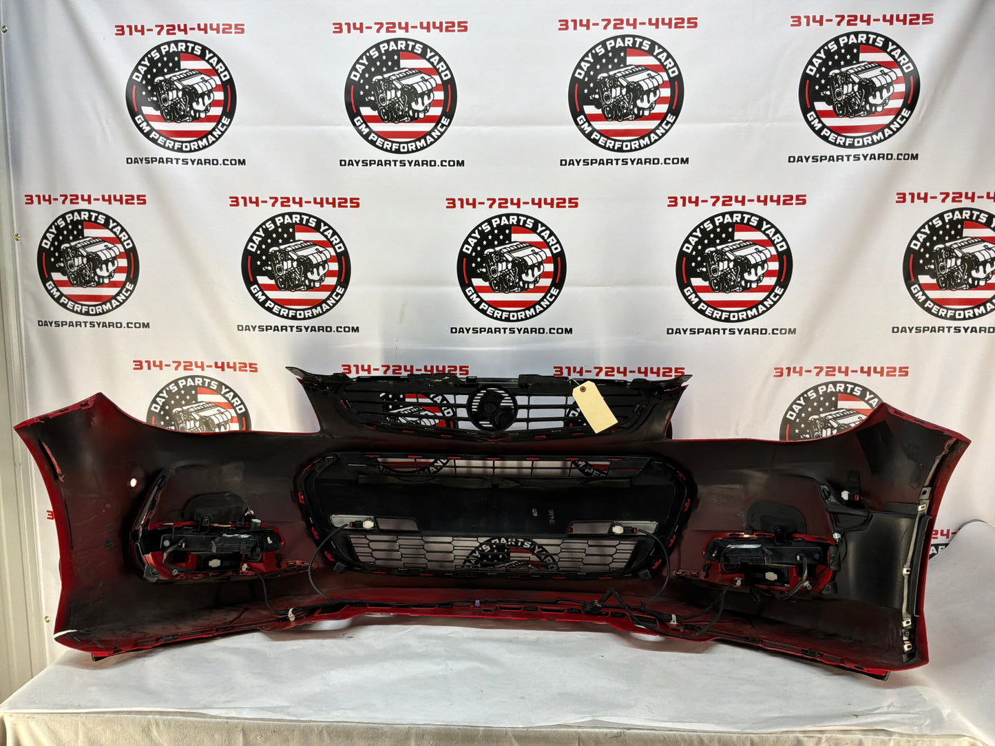 2014 Chevy SS Sedan Complete Front Bumper Fascia Cover Red OEM