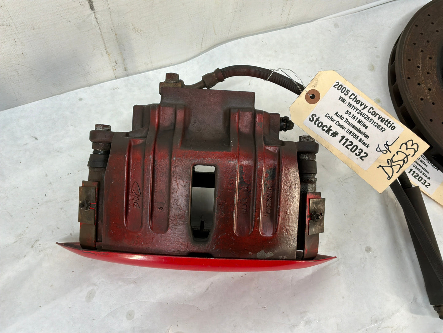 Front and rear PBR calipers w rotors - Day's Parts Yard