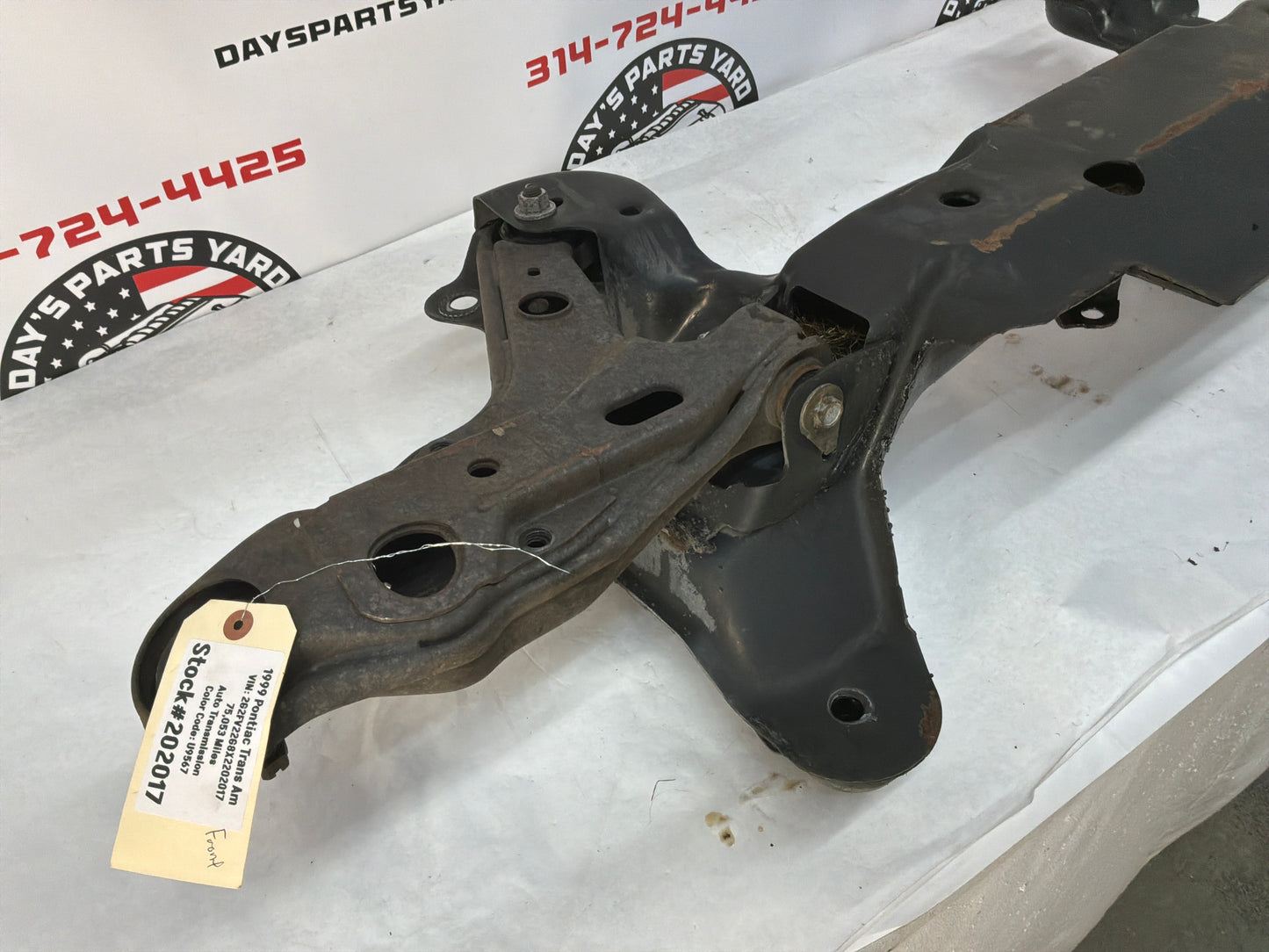 1999 Pontiac Firebird Trans Am WS6 Front Suspension Sub Frame Engine Cradle K Member Crossmember OEM