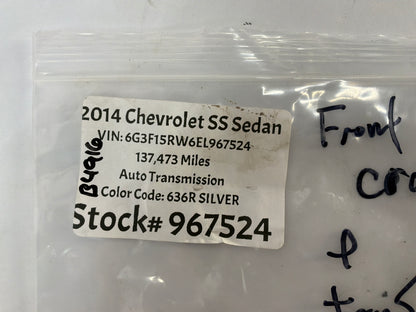 2014 Chevy SS Sedan Front Suspension Engine Cradle Sub Frame Bolts Hardware Set OEM