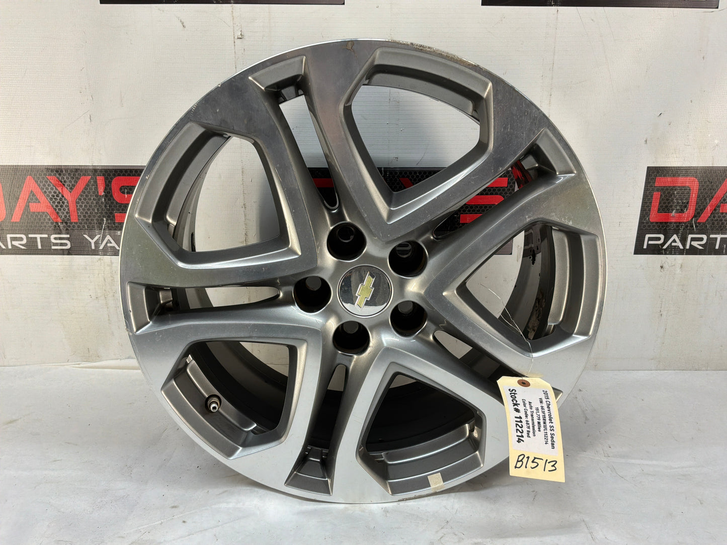 2017 Chevy SS Sedan Factory OEM Front Wheel 19x8.5 OEM