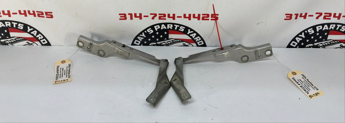 2006 Pontiac GTO RH & LH Hood Hinges Set OEM