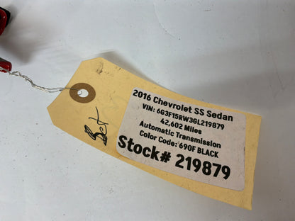 2016 Chevy SS Sedan RH & LH Hood Hinges Set OEM