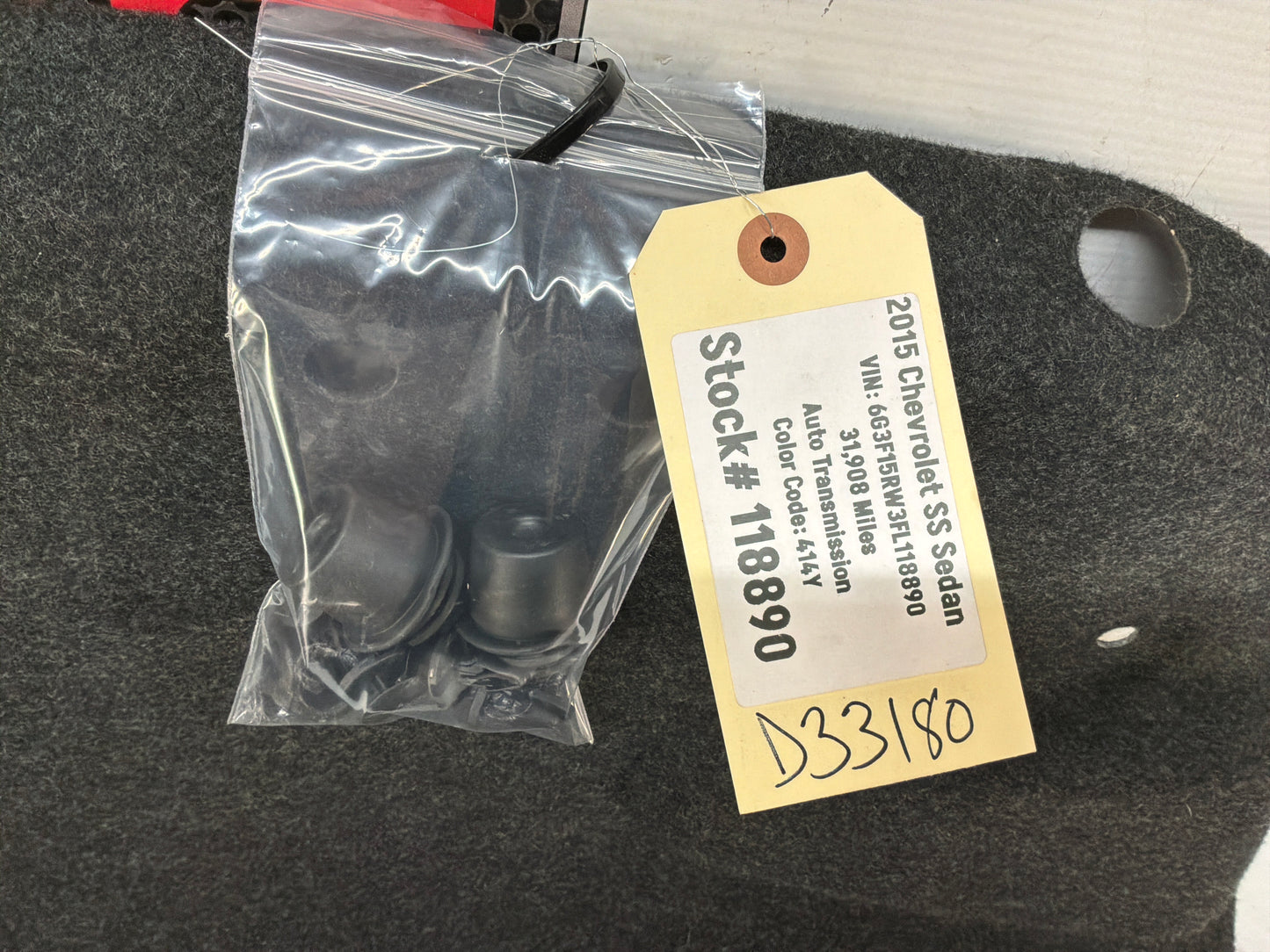 Lid liner - Day's Parts Yard