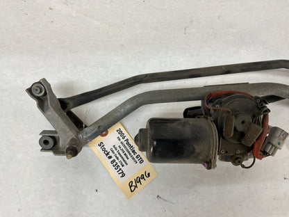 2006 Pontiac GTO Wiper Motor Transmission Linkage Assembly OEM