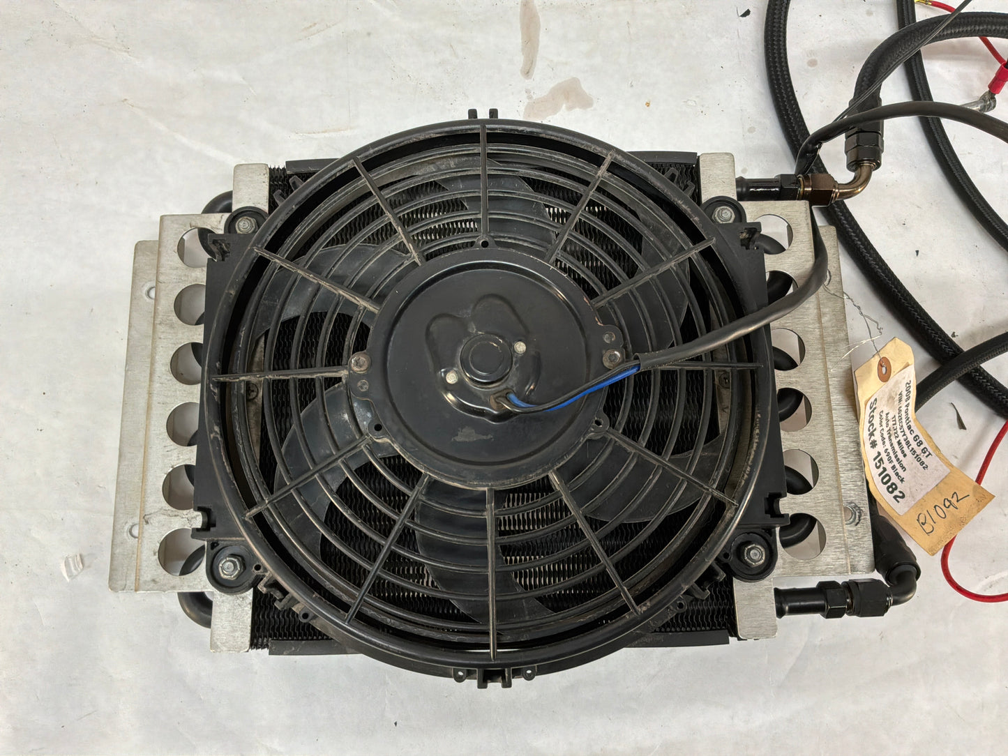 Derale Performance Transmission Cooler w/ Lines and Fan