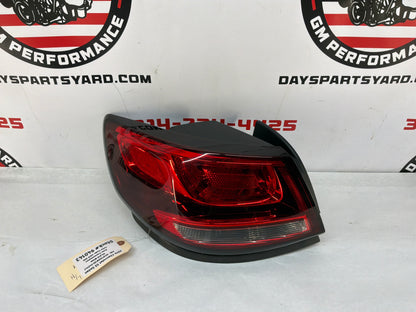 2014 Chevy SS Sedan LH Driver Outer Tail Light Taillight Stop Lamp OEM
