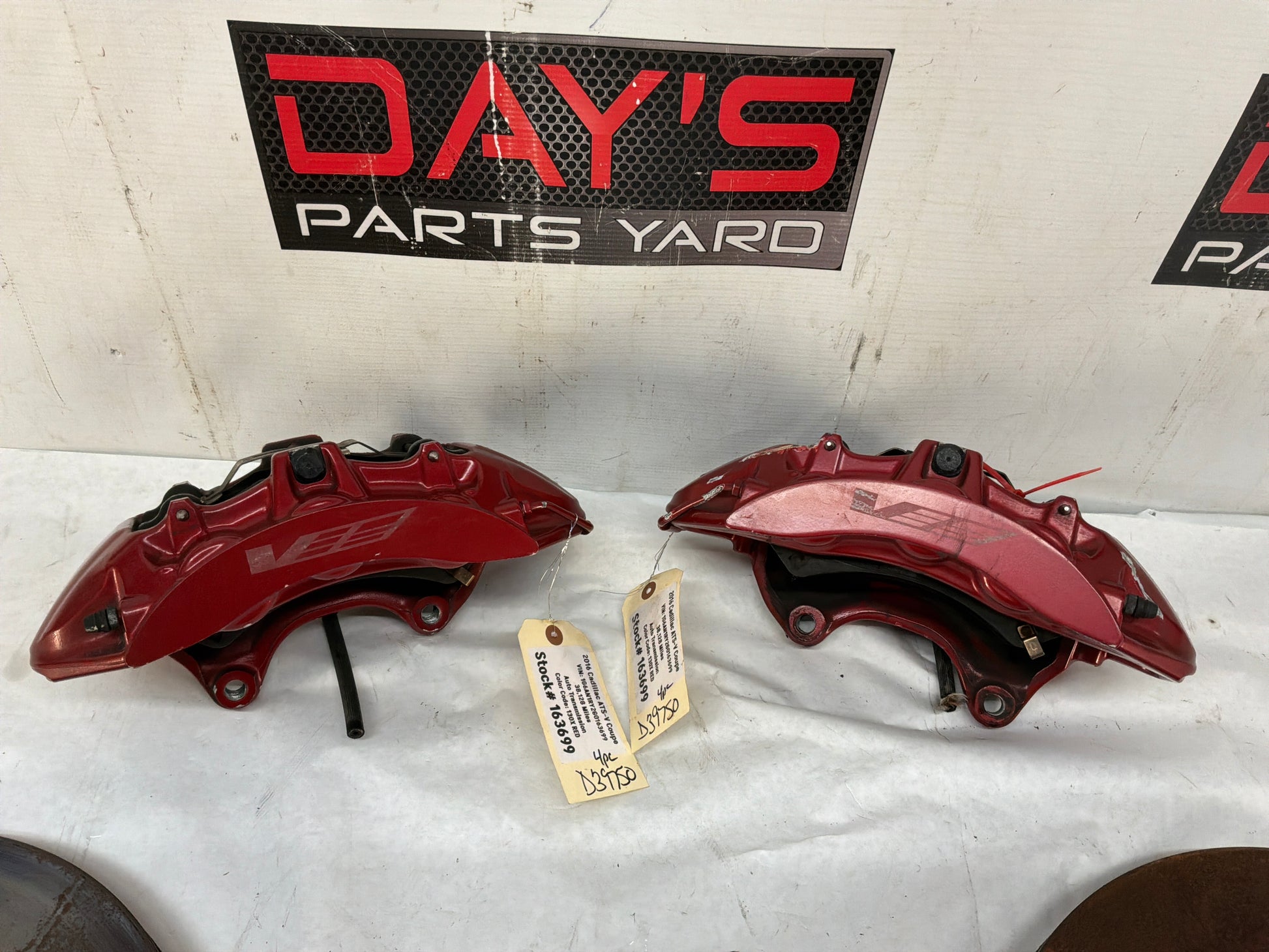 Front calipers w rotors - Day's Parts Yard