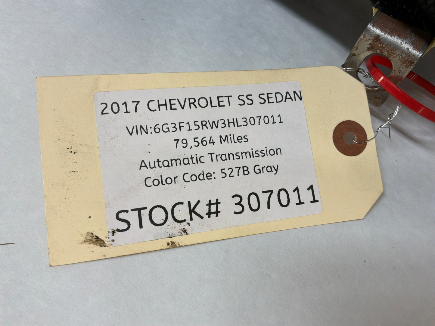 2017 Chevrolet SS Sedan Front and Rear Leather Seats OEM