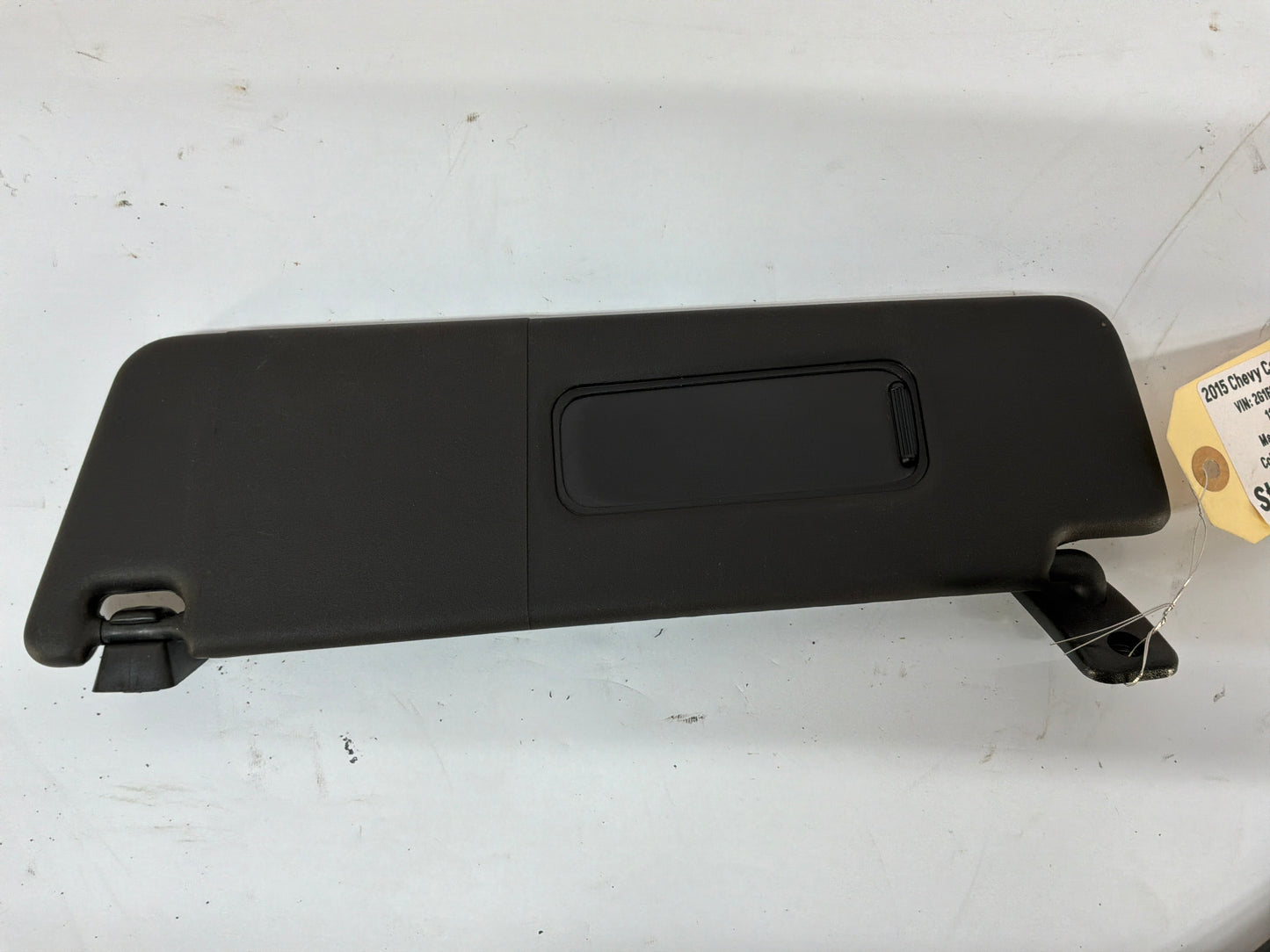 2015 Chevy Camaro SS 1LE RH & LH Sunvisors Sun Visors Shades w/ Clips Black OEM