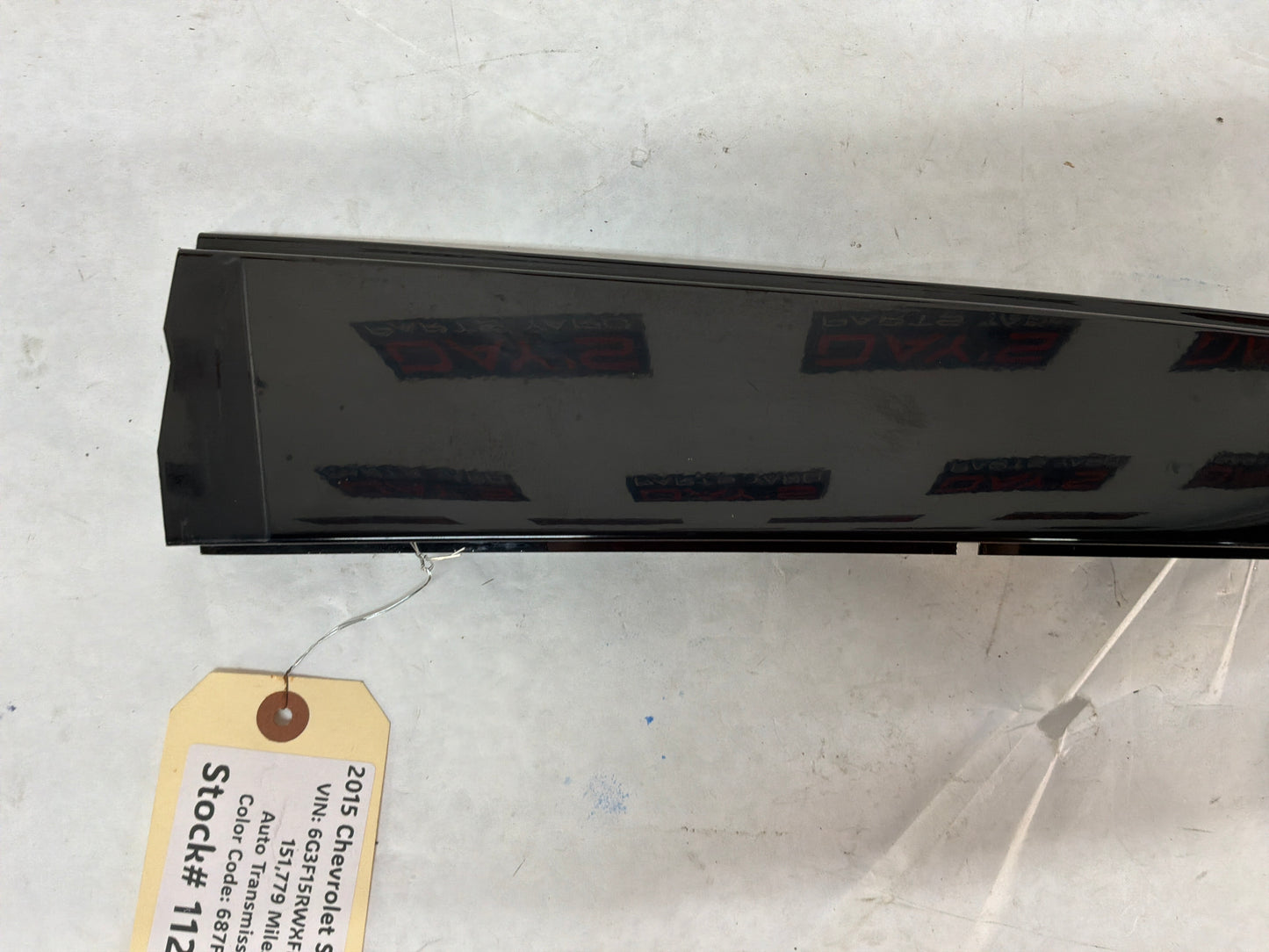 2015 Chevy SS Sedan Rear LH Driver Door Rear Pillar Post Trim Black OEM