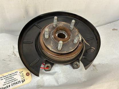 2016 Chevy Caprice PPV RH Passenger Rear Suspension Spindle Hub Knuckle Assembly OEM