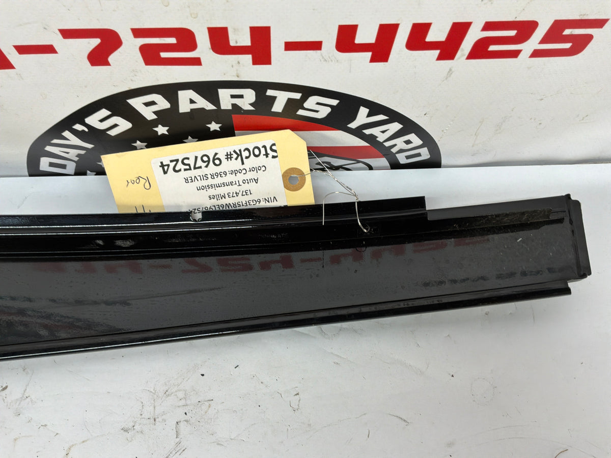 2014 Chevy SS Sedan LH Diver Rear Black Pillar Post Door Cover OEM