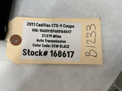 2011 Cadillac CTS-V Coupe RH Passenger Interior A Pillar Molding Trim Panel OEM