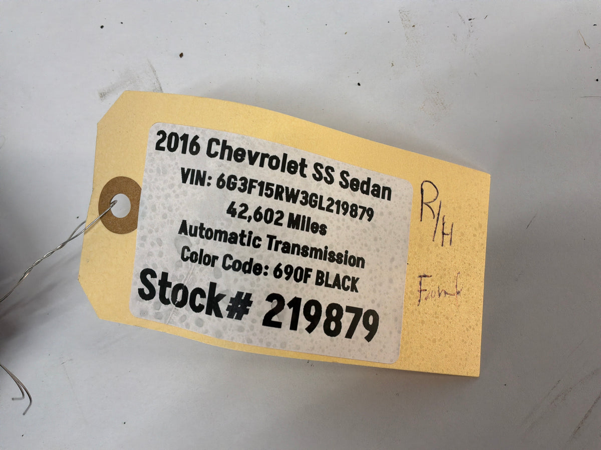 2016 Chevy SS Sedan RH & LH Front Door Speakers OEM