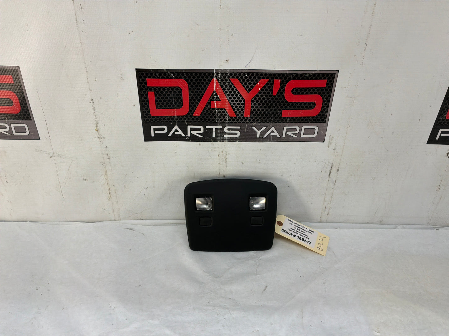 2011 Cadillac CTS-V Coupe Over Head Overhead Rear Console Reading Dome Light OEM