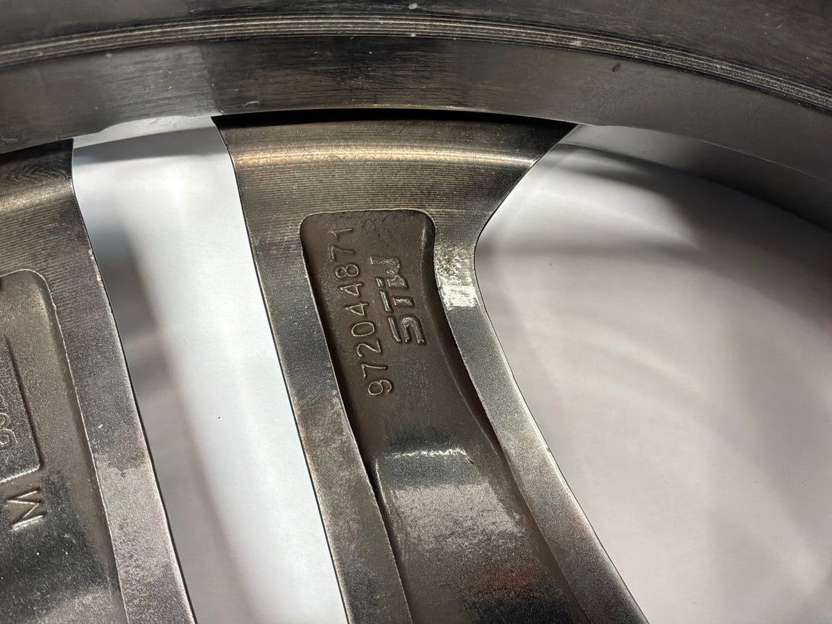 2017 Chevy SS Sedan Factory OEM Rear Wheel 19x9 OEM HAS A FLAT SPOT