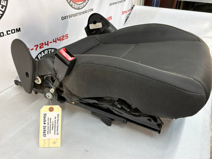 2014 Chevy Camaro LH Driver Front Seat Bottom Black Clothe OEM