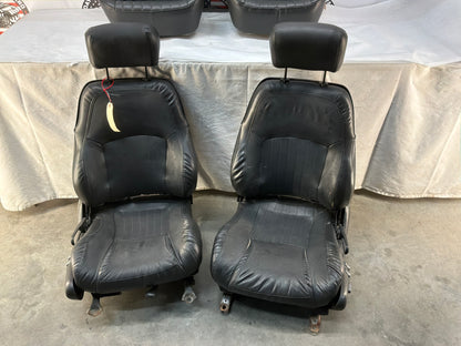 2002 Pontiac Trans Am WS6 Fronts and Rears Black Leather Seats OEM