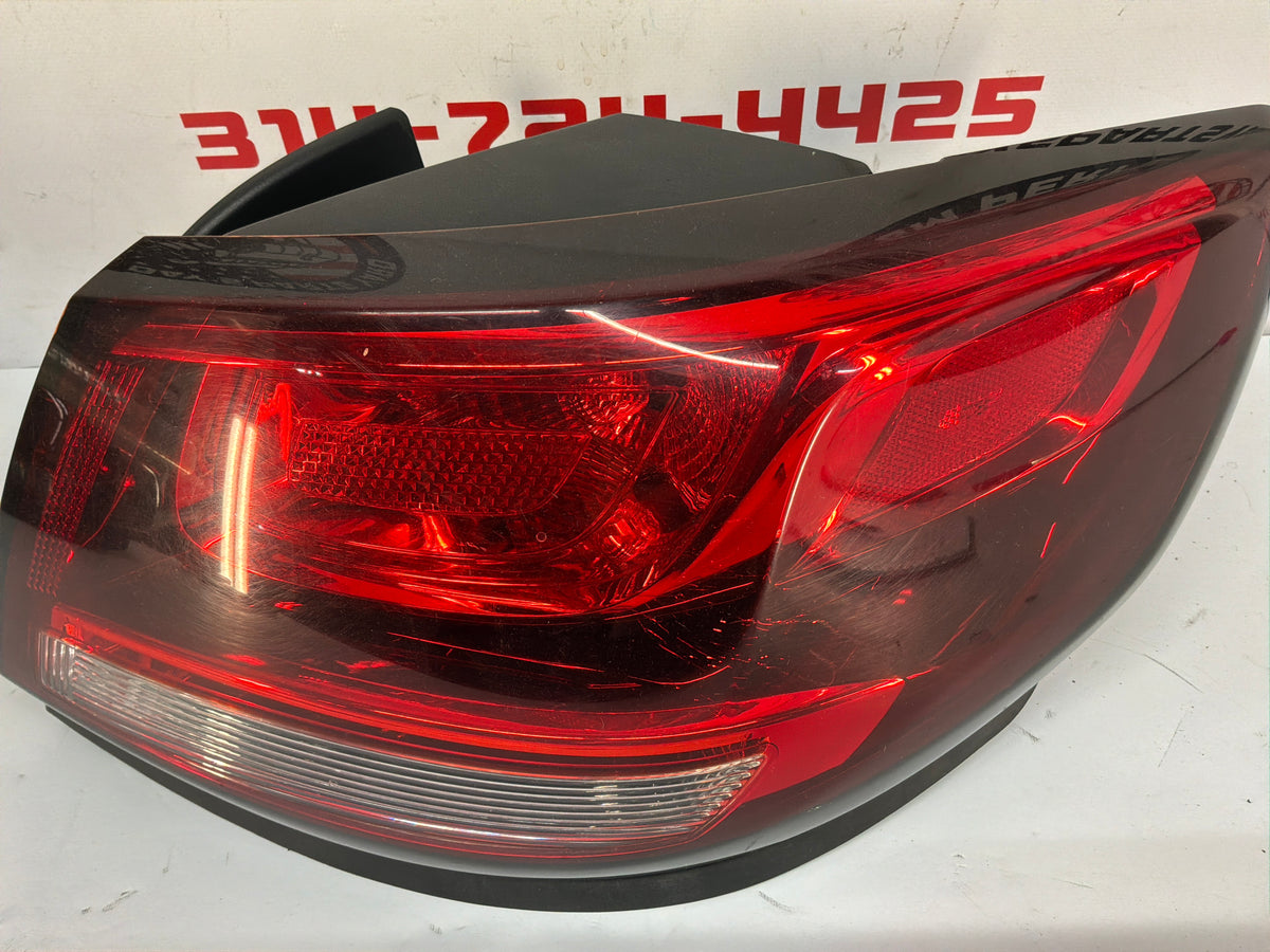2014 Chevy SS Sedan RH Passenger Outer Tail Light Taillight Stop Lamp OEM