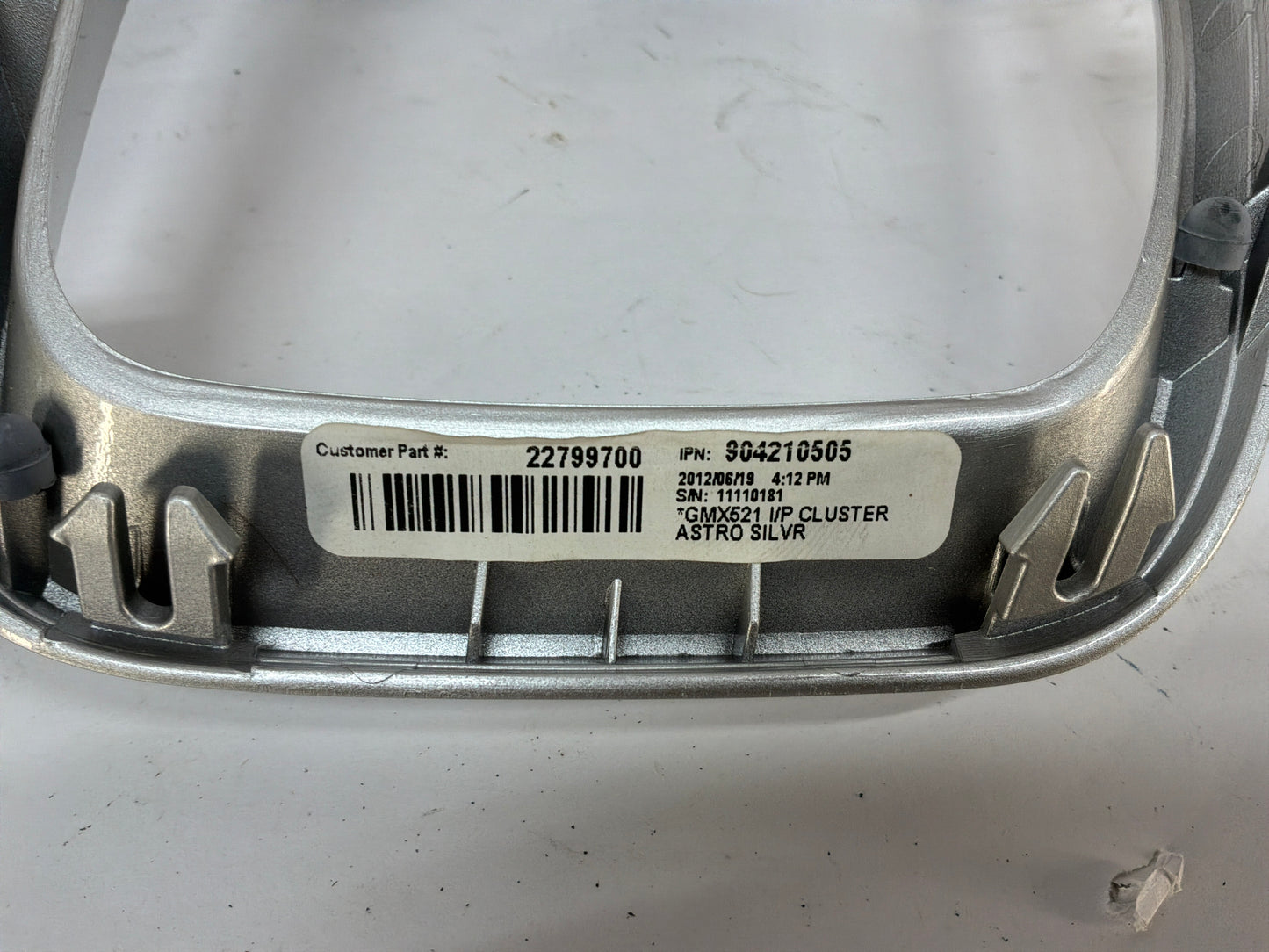 2013 Chevy Camaro ZL1 Speedometer Cluster Gauge Bezel Trim Panel OEM