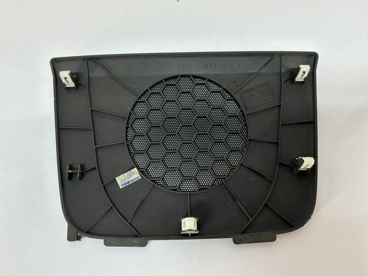 2011 Chevy Caprice PPV Center Dash Radio Bezel Speaker Cover Grille OEM