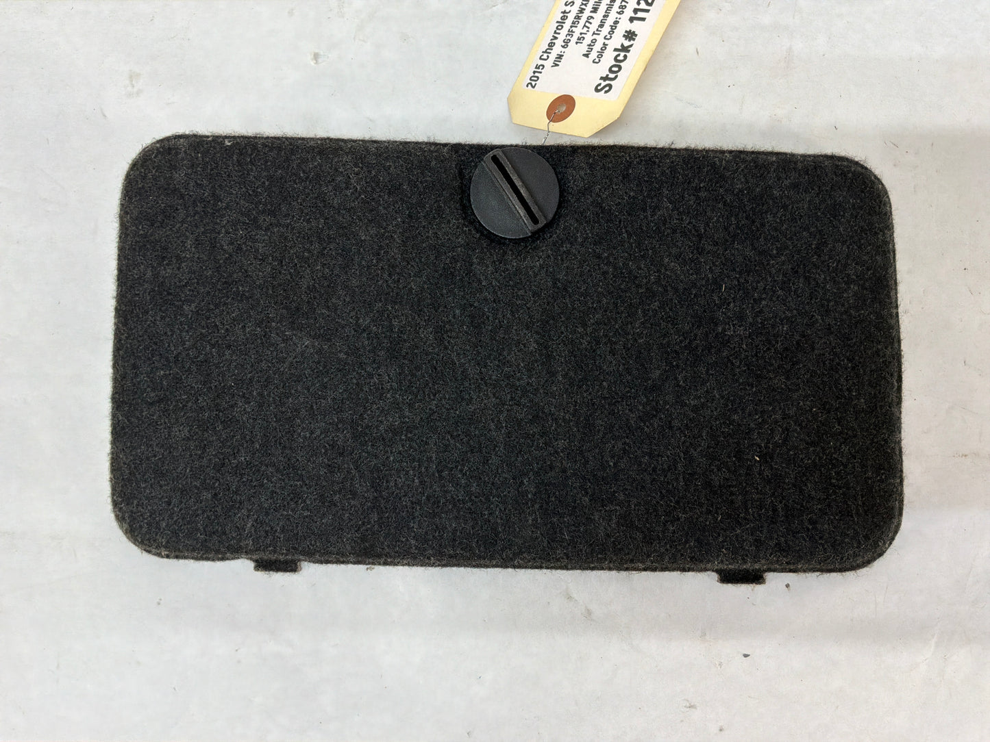 2015 Chevy SS Sedan Passenger Compartment Fuse Block Fuse and Relay Identification Label