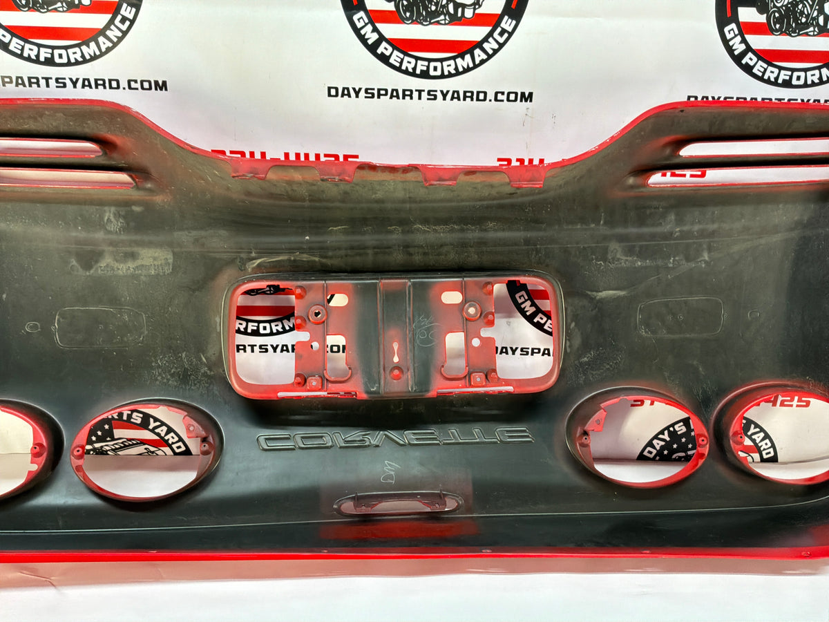 2002 Chevy C5 Corvette Convertible Rear Bumper Cover Red OEM