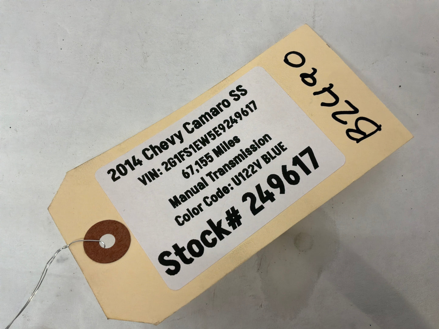 2014 Chevy Camaro SS Fuel Gas Line Hose Tube Pipe OEM