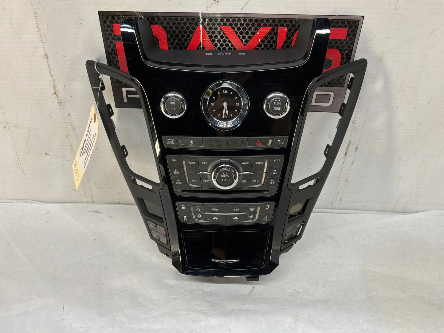 2011 Cadillac CTS-V Coupe Radio CD Navigation Climate Control Dash Panel Unit HVAC OEM
