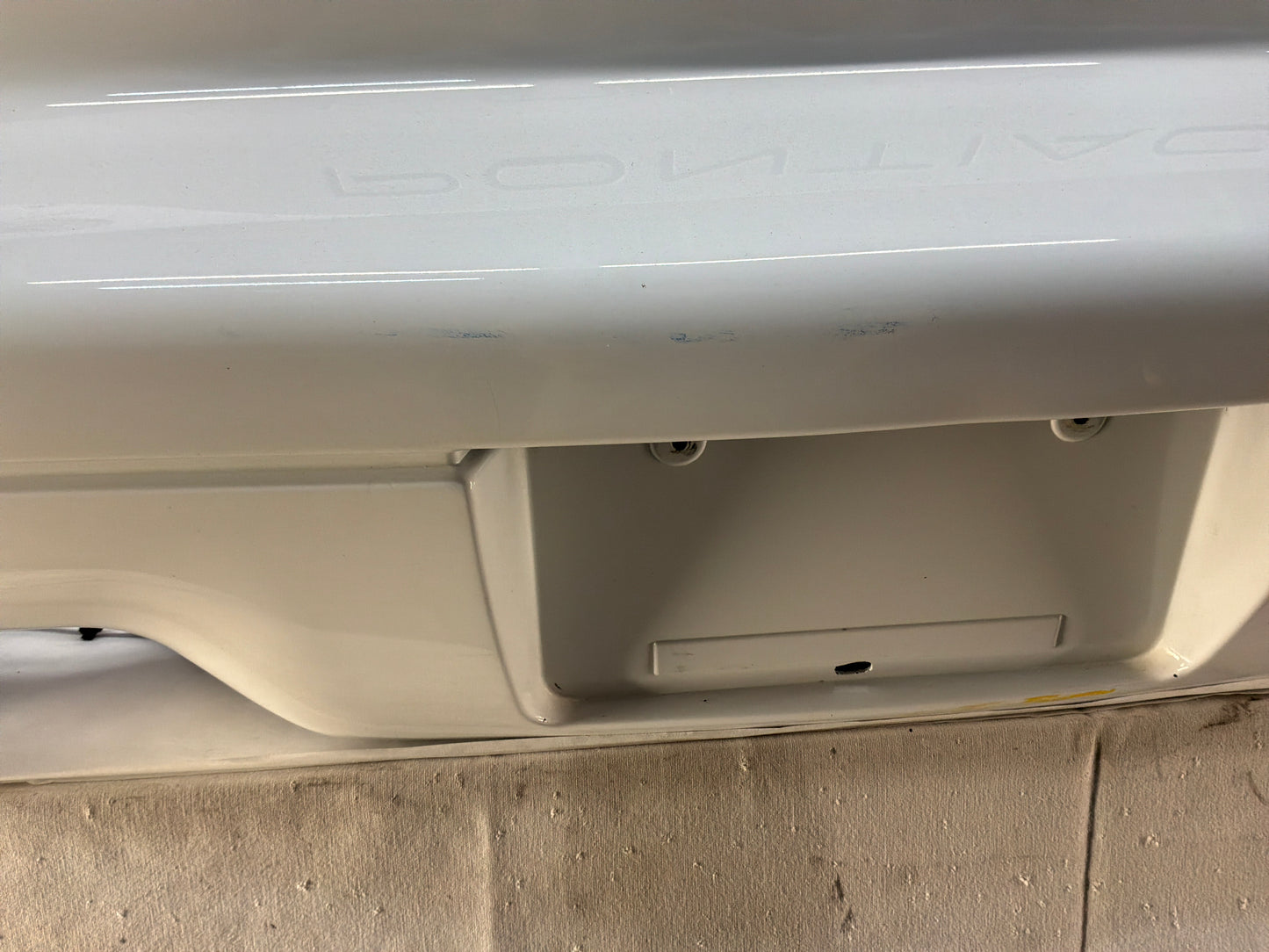 1999 Pontiac Trans Am WS6 Front Bumper White OEM