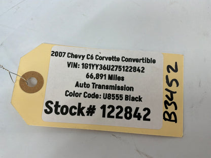 2007 Chevy C6 Corvette Convertible Folding Top Control Module Unit OEM