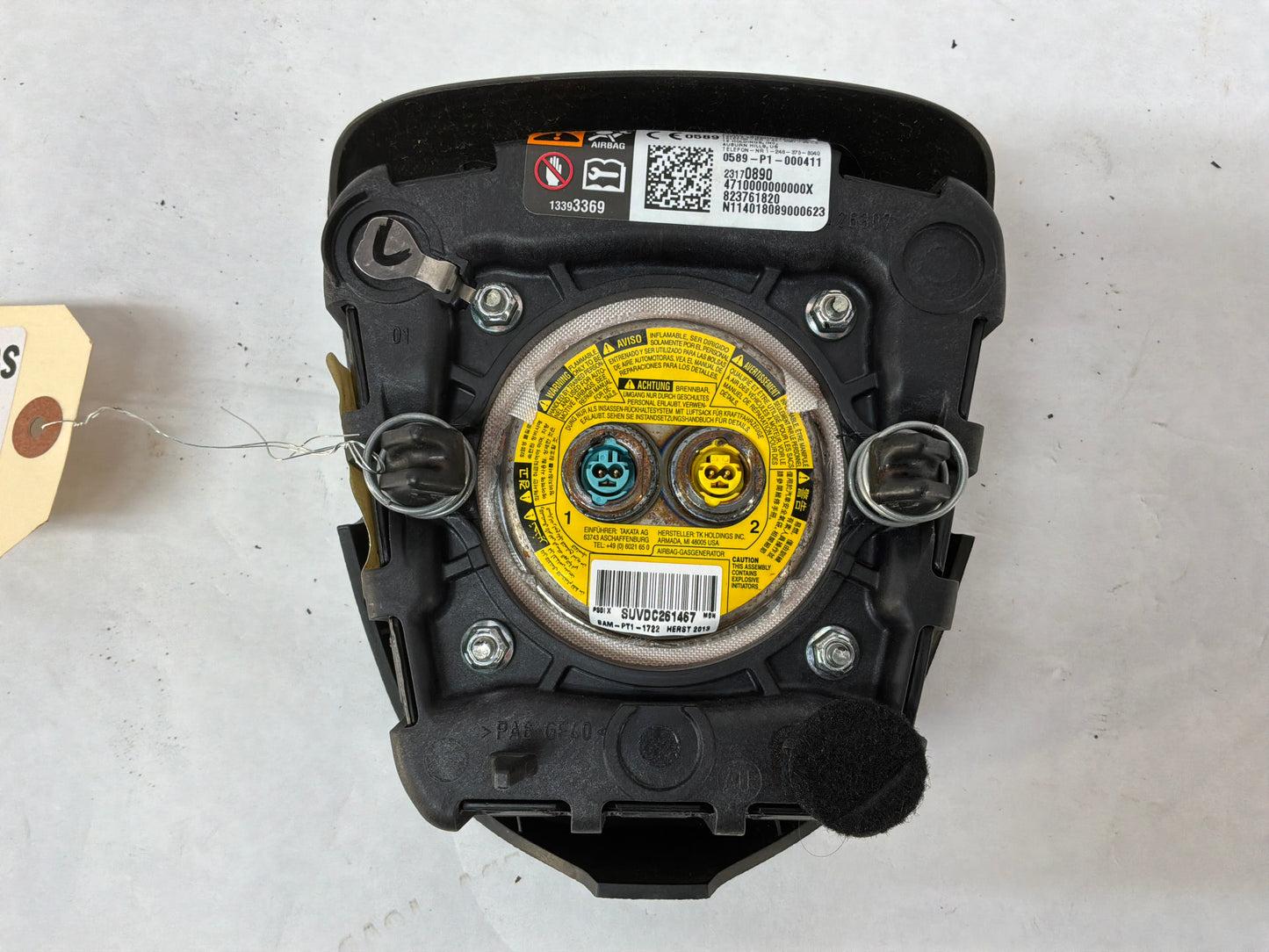 2014 Chevy Camaro SS Steering Wheel Air Bag Airbag OEM
