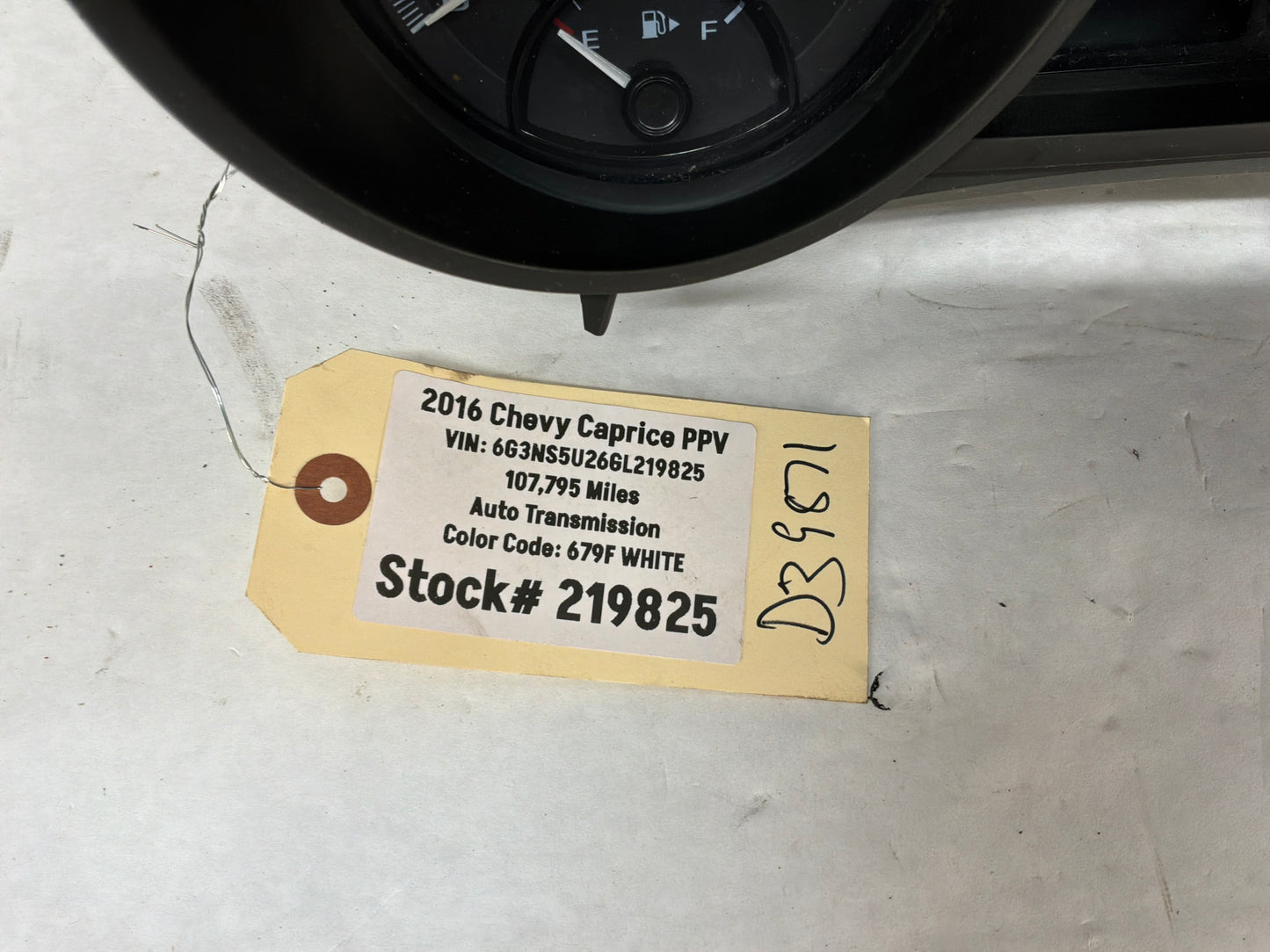 2016 Chevy Caprice PPV Gauge Cluster Speedometer Instrument Panel OEM