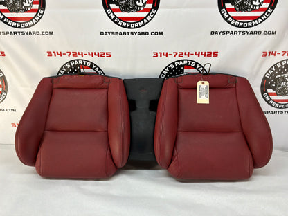 2004 Pontiac GTO Red Leather Seats Fronts and Rears OEM