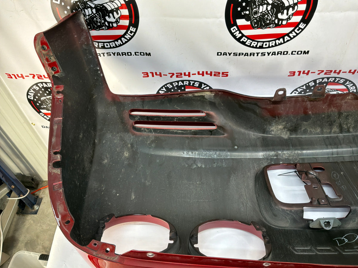 2002 Chevy C5 Corvette Rear Bumper Cover Red OEM