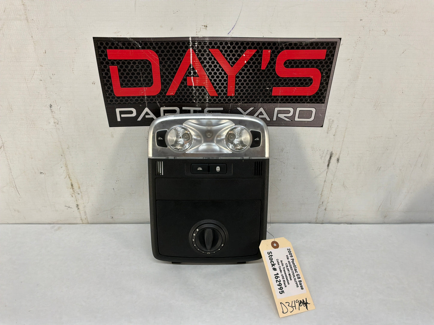 Overhead light - Day's Parts Yard