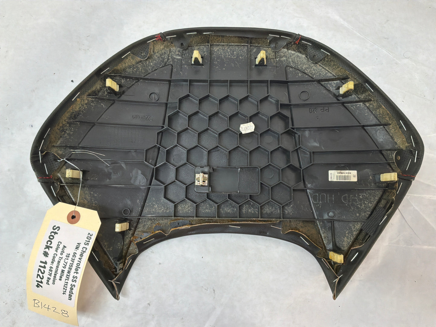 2015 Chevy SS Sedan LH Driver Dash Pad Instrument Cluster Hood Trim Panel OEM