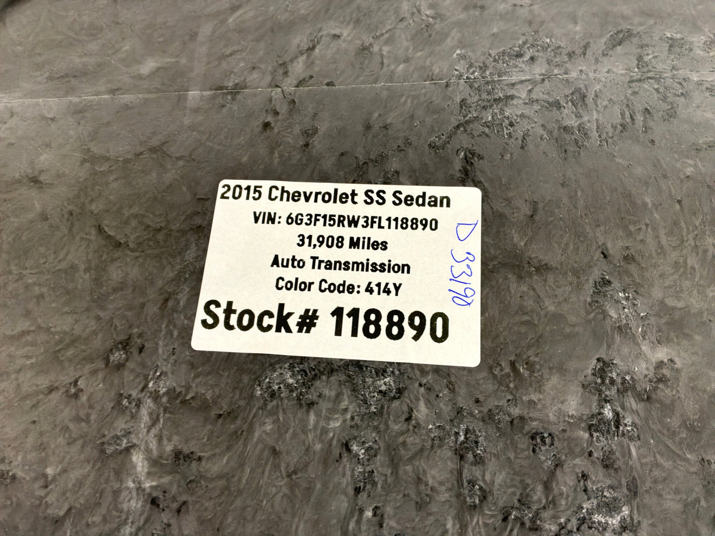 Trunk liner - Day's Parts Yard