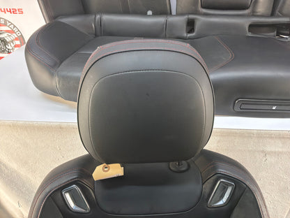 2014 Chevy SS Sedan Seats Fronts and Rears Black Leather Alcantara Suede OEM