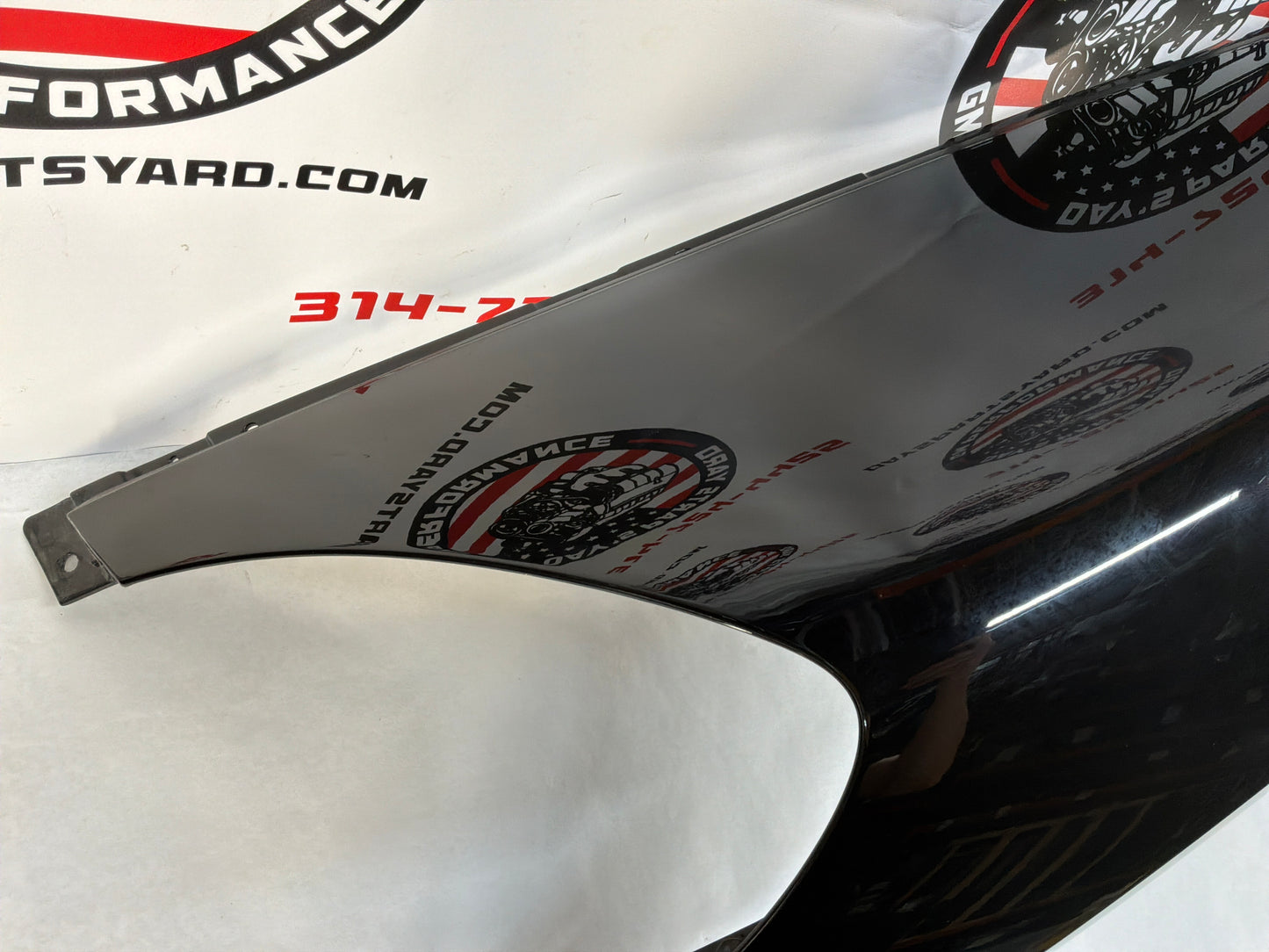 2007 C6 Corvette Convertible LH Driver Front Fender Black OEM