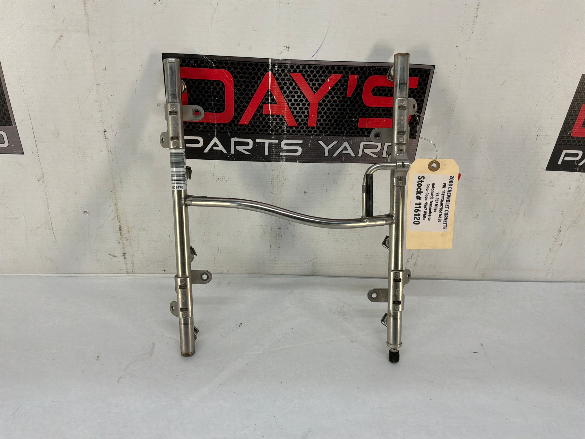 2008 Chevy C6 Corvette Fuel Injection Rail  OEM - Day's Parts Yard