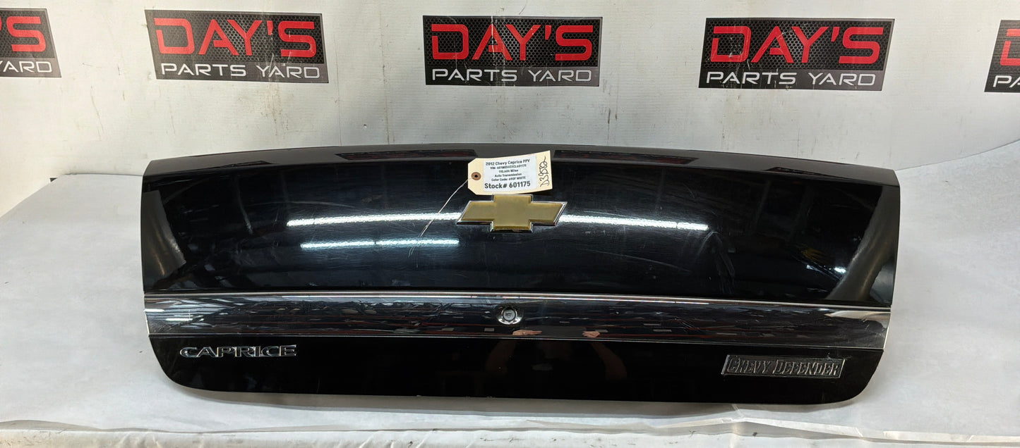 Trunk deck lid - Day's Parts Yard