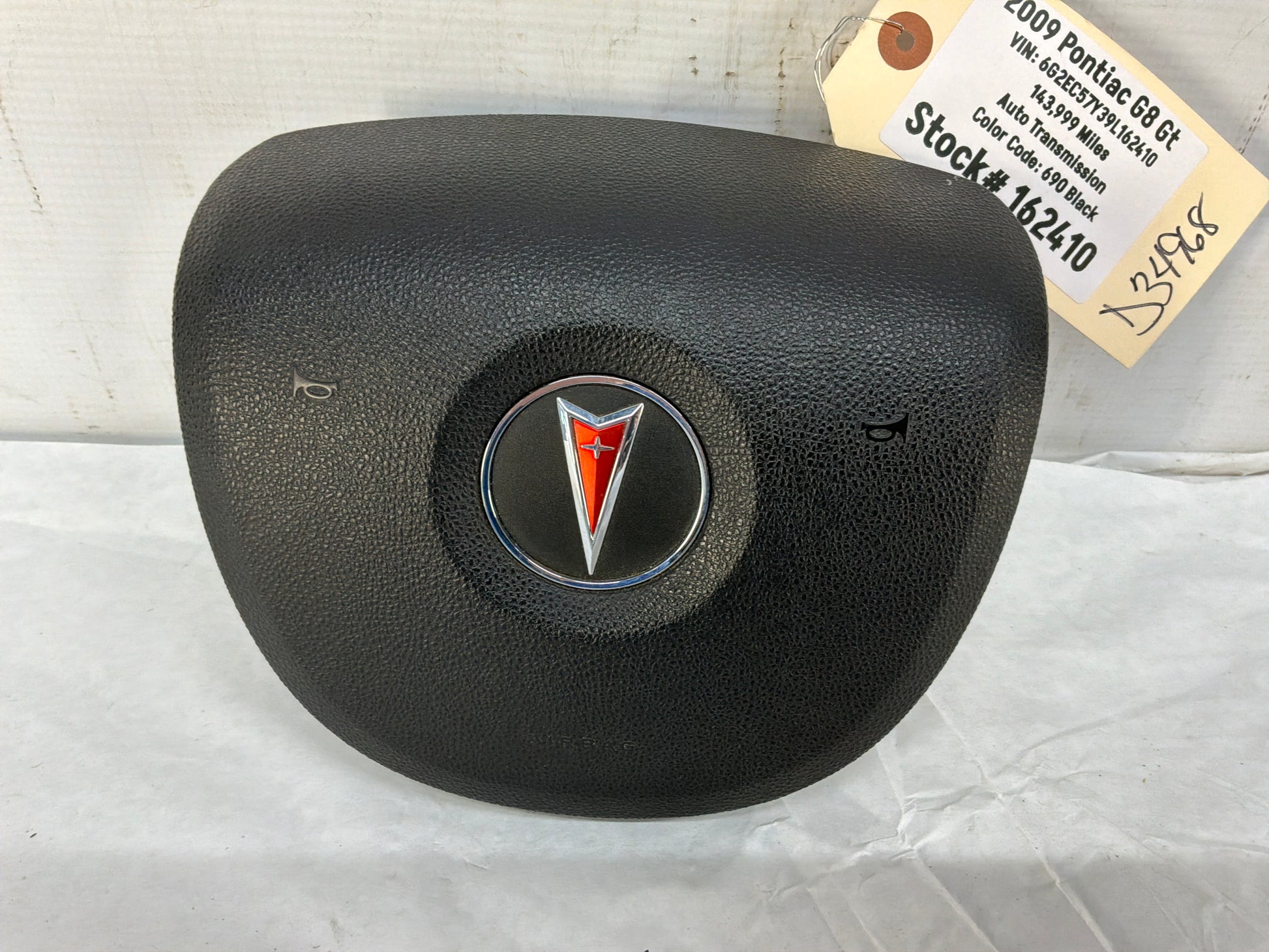 2009 Pontiac G8 GT Steering Wheel Airbag Air Bag OEM - Day's Parts Yard