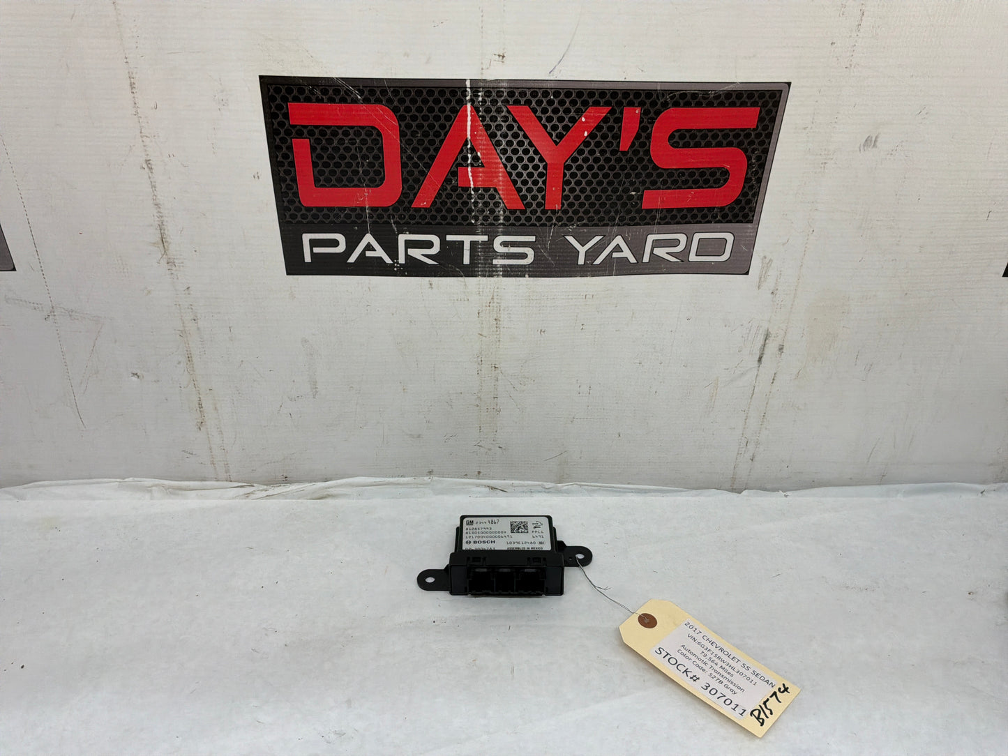 2017 Chevy SS Sedan Parking Assist Control Module OEM
