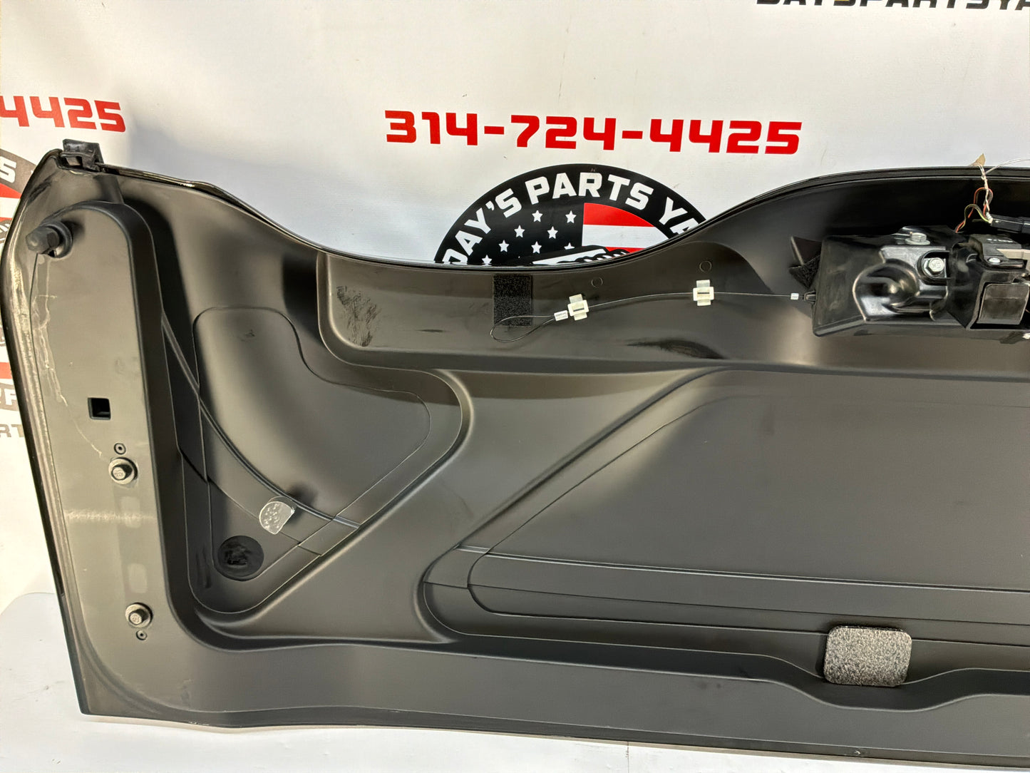 2007 Chevy C6 Corvette Convertible Top Storage Lid Panel Cover OEM