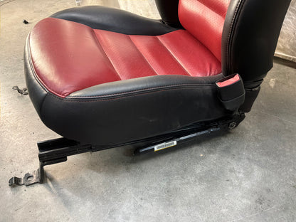 2007 Chevy C6 Corvette Convertible Seats RH & LH Front Seats OEM Red & Black