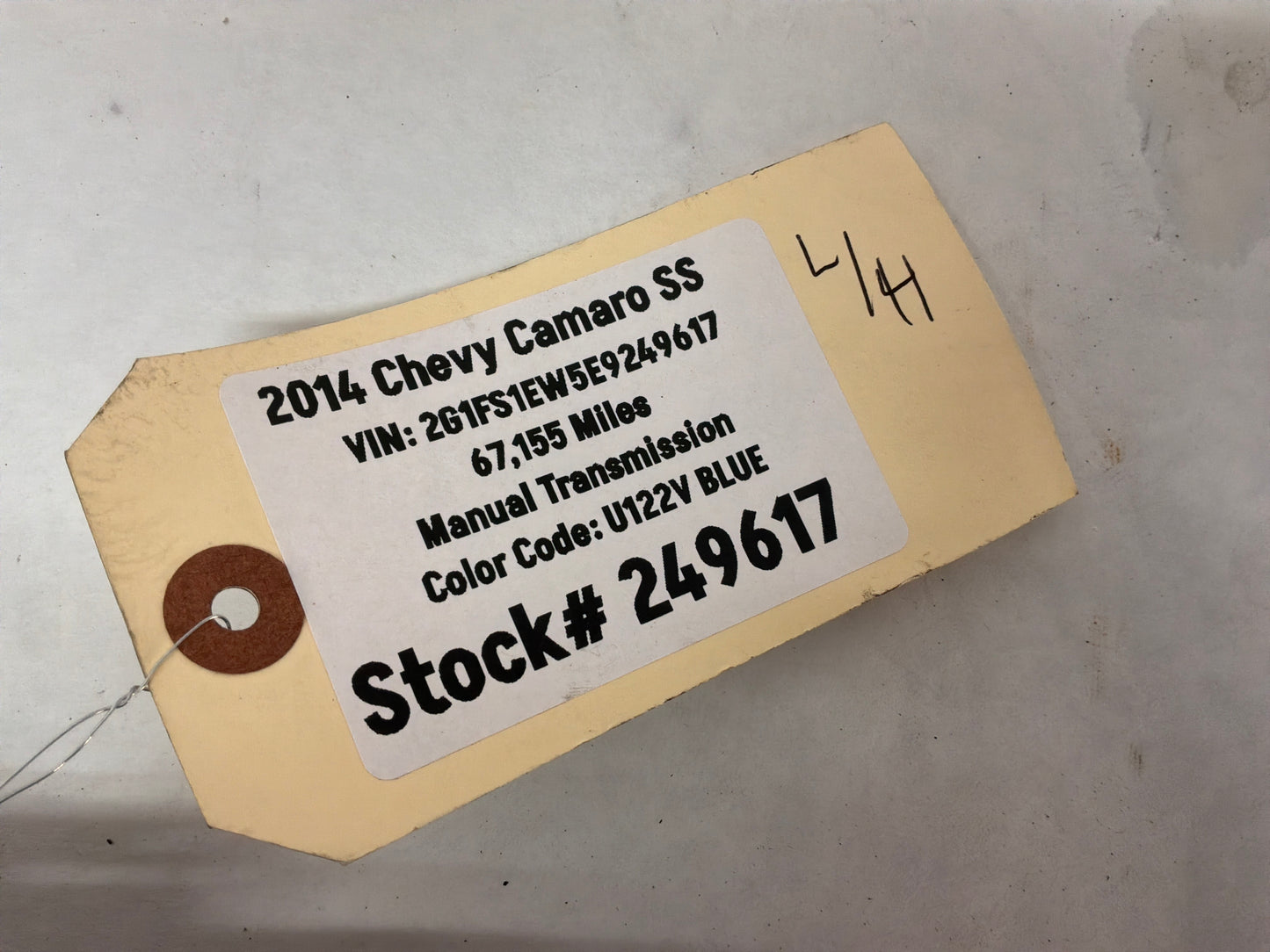 2014 Chevy Camaro SS S LH Driver Taillight Tail Light Lamp LED OEM