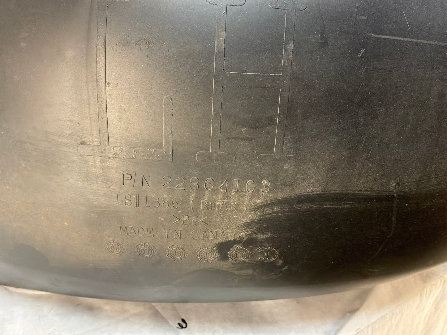 Lh wheel liner - Day's Parts Yard