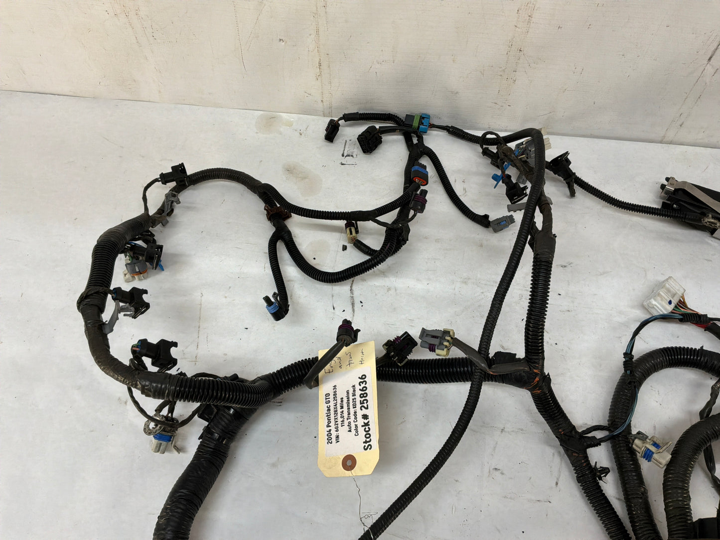 2004 Pontiac GTO Engine Motor Automatic Transmission Wire Wiring Harness OEM